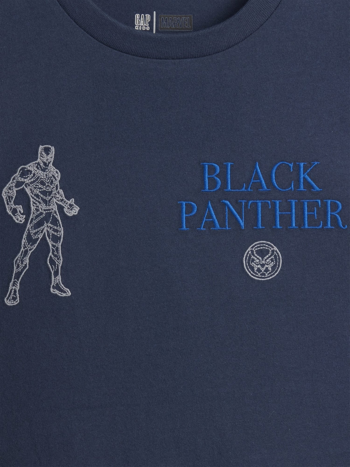Lacivert Marvel Relaxed Grafik Baskılı T-shirt