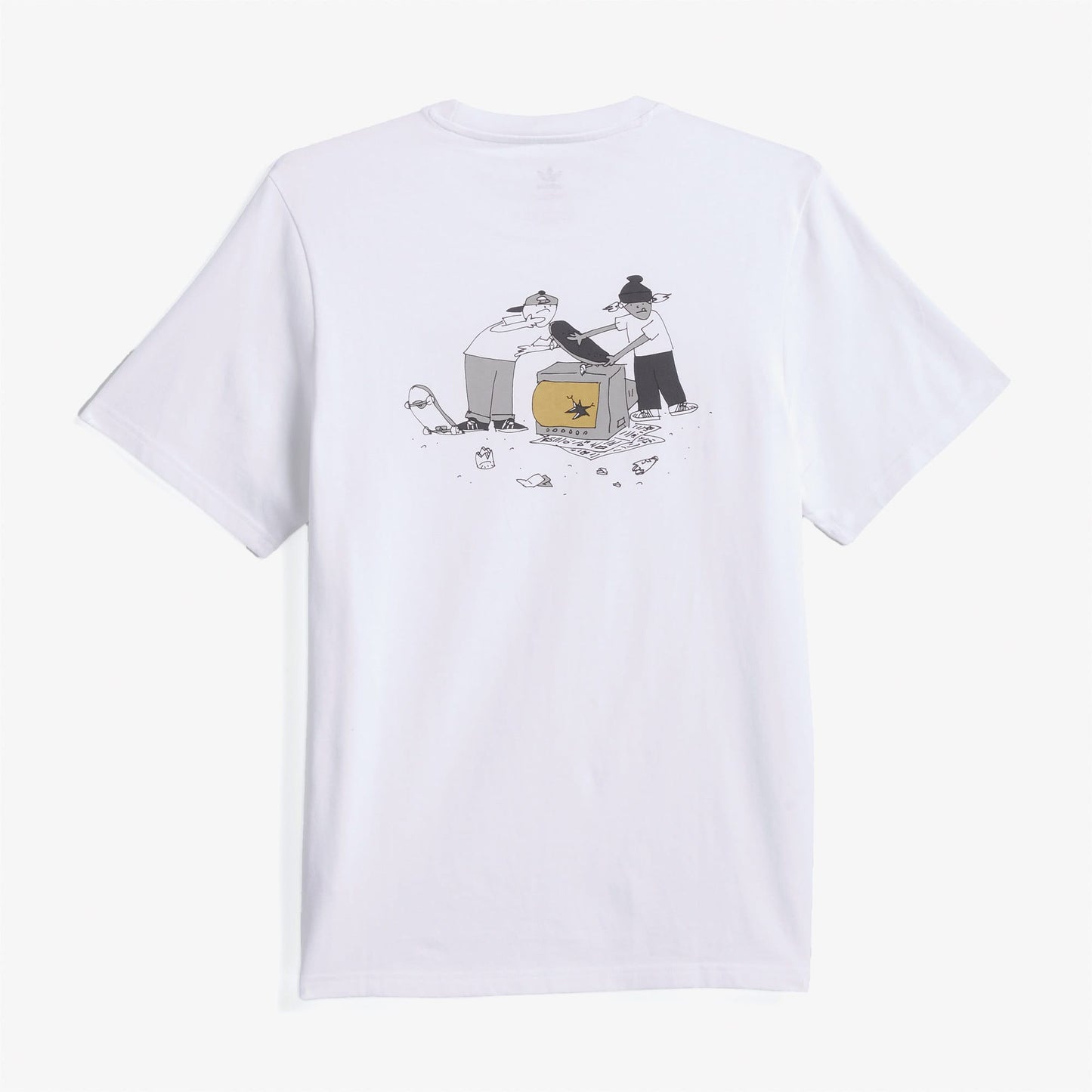Adidas Hj Trash Erkek Beyaz T-shirt