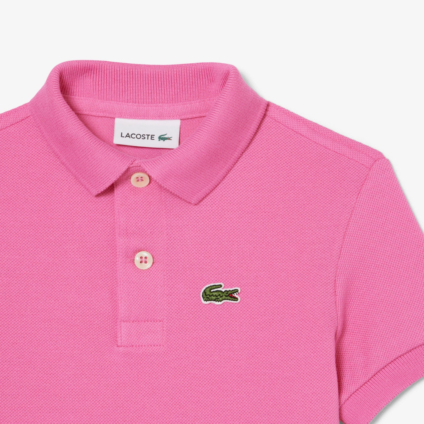 Lacoste Çocuk Regular Fit Polo Yaka Pembe Polo