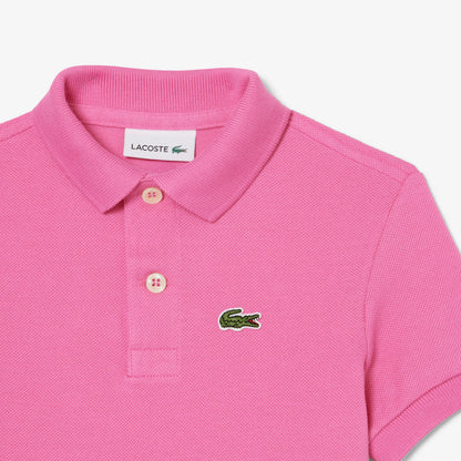 Lacoste Çocuk Regular Fit Polo Yaka Pembe Polo