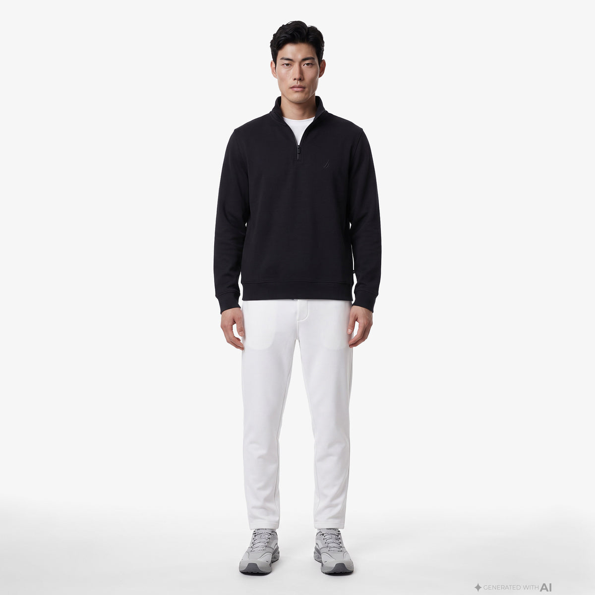 Nautica Erkek Siyah Sweatshirt