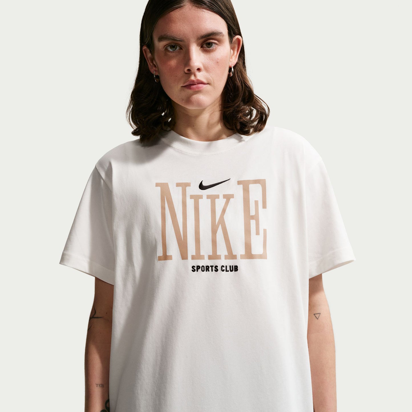 Nike Sportswear Classic Bf Oc Inconnect Kadın Beyaz T-shirt