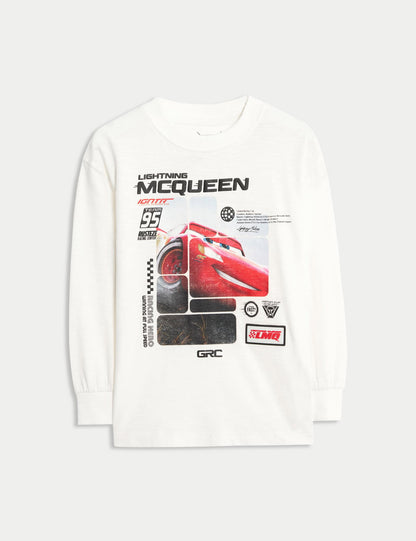 Saf Pamuklu Disney Cars T-shirt (2-8 Yaş)