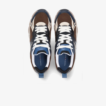 Tommy Hilfiger Tech Mix Erkek Kahverengi Spor Ayakkabı