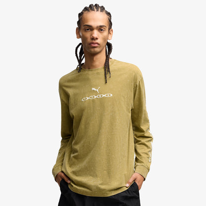 Puma Run Culture Collective Erkek Kahverengi T-shirt