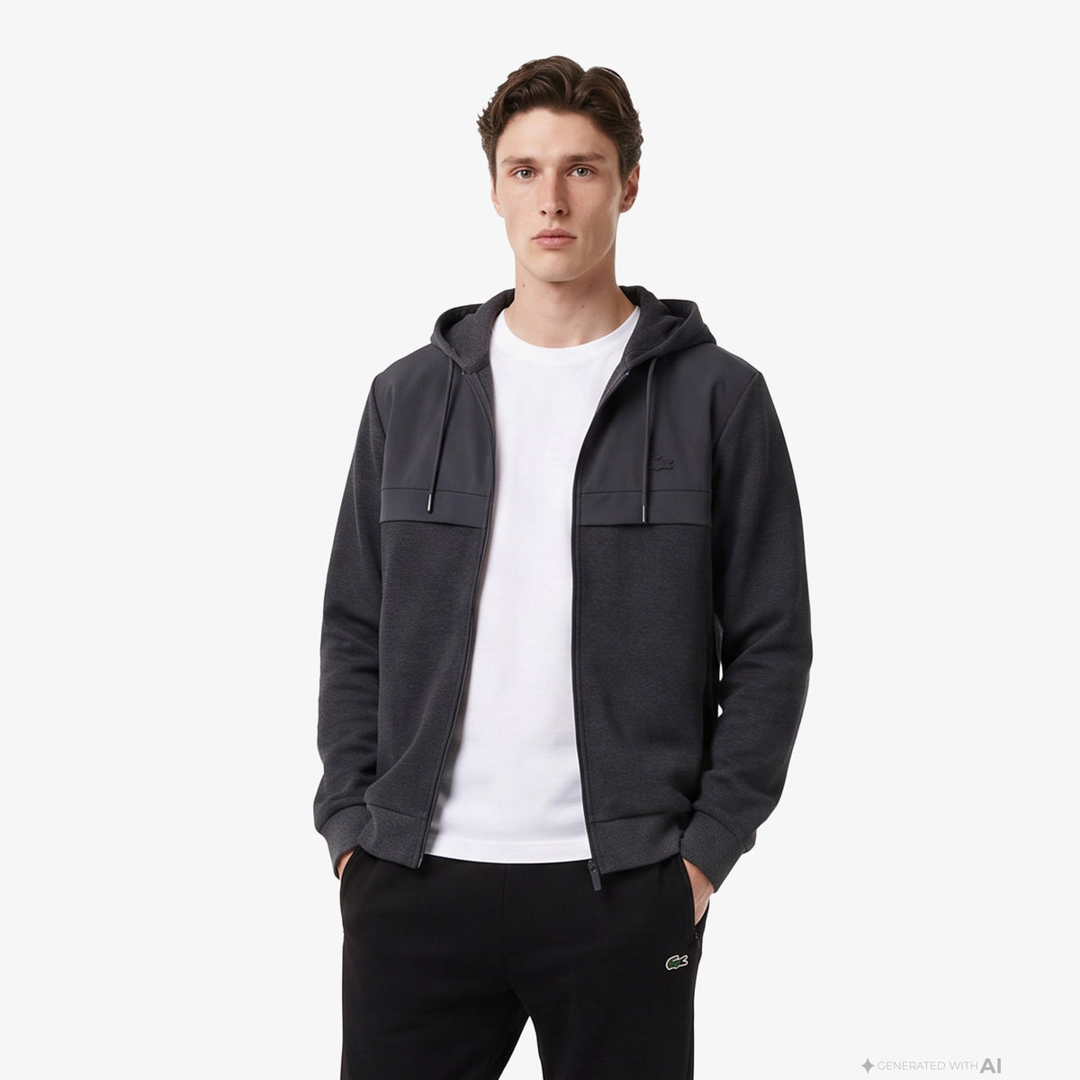 Lacoste Regular Fit Erkek Gri Sweatshirt