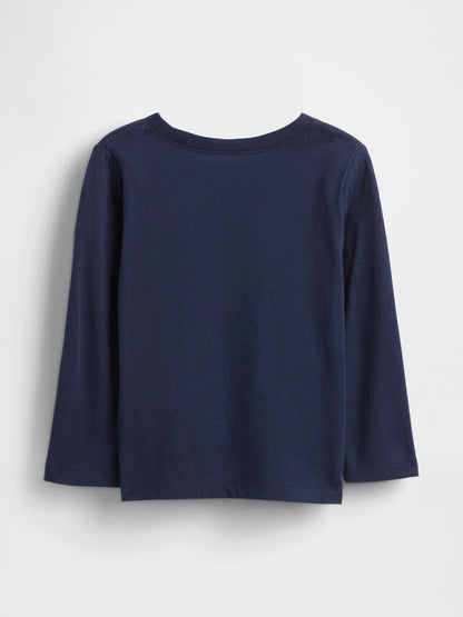 Lacivert Gap Istanbul Logo T-shirt