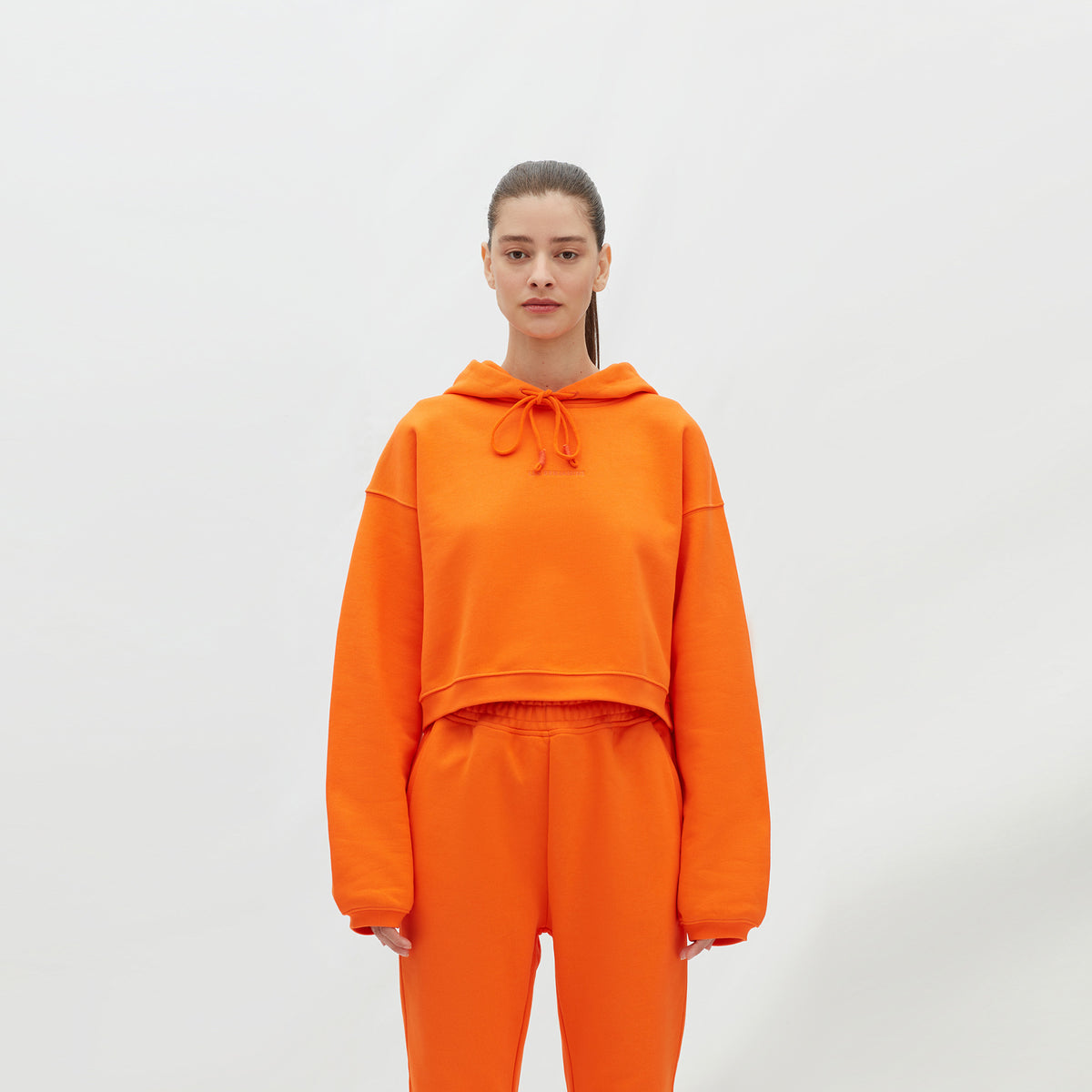 Les Benjamins Essentials Kadın Turuncu Hoodie