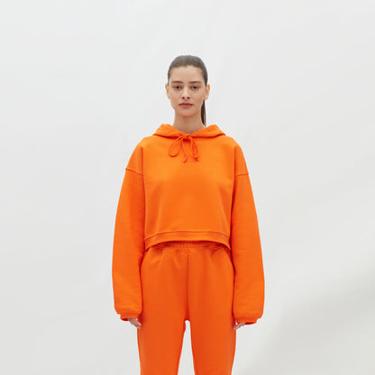 Les Benjamins Essentials Kadın Turuncu Hoodie