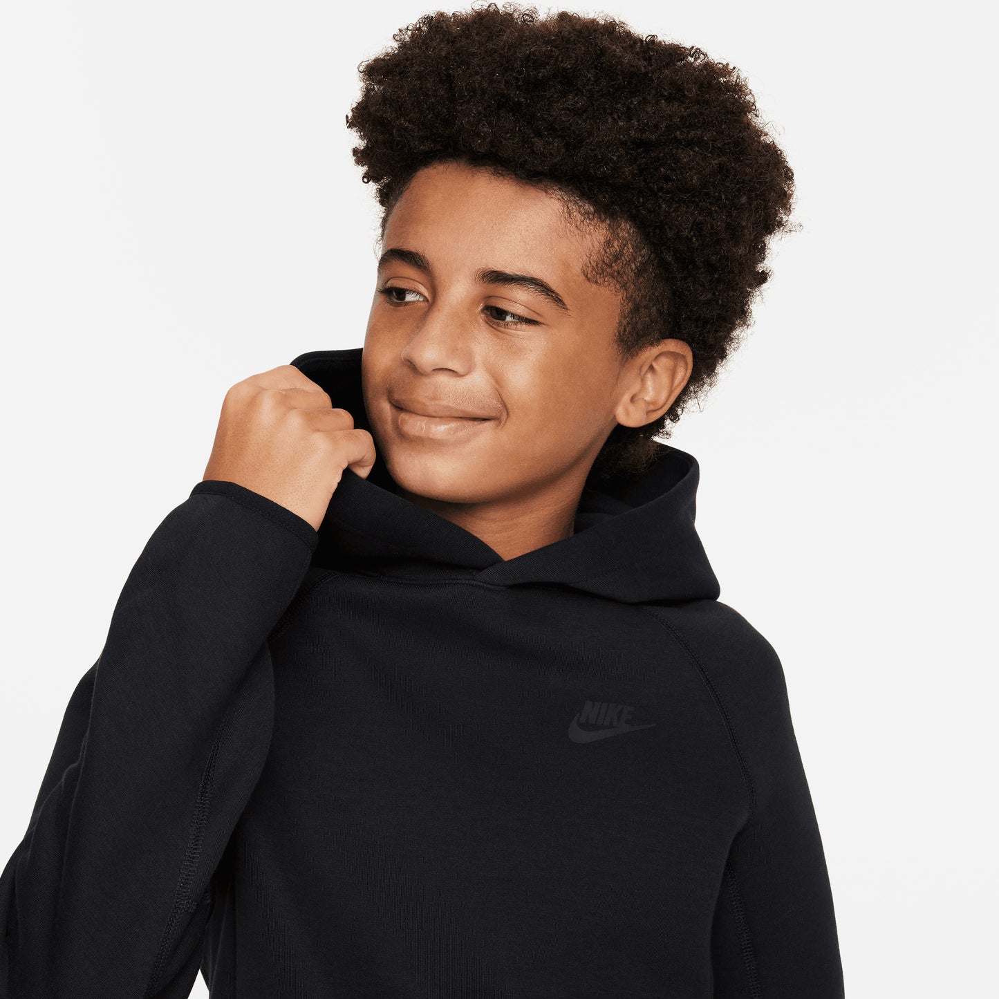 Nike Sportswear Tech Çocuk Siyah Sweatshirt