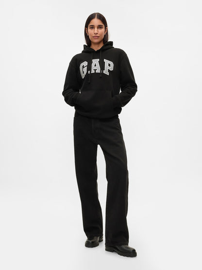 Siyah Vintagesoft Arch Gap Logo Sweatshirt