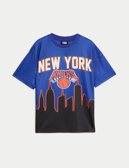 Nba Temalı New York Knicks T-shirt
