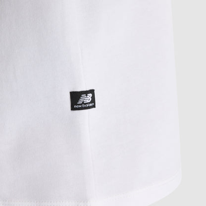 New Balance Erkek Beyaz T-shirt