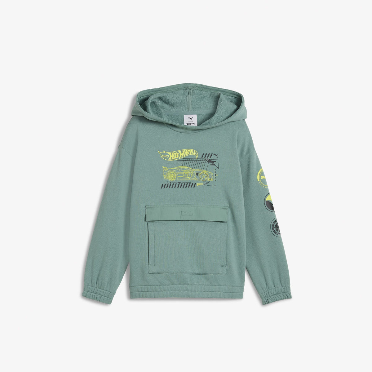 Puma Hot Wheels Graphic Çocuk Siyah Sweatshirt