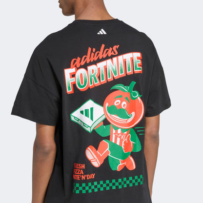 Adidasx Fortnite Erkek Siyah T-shirt