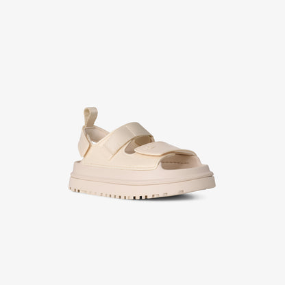 Ugg Goldenglow Glossy Sparkles Çocuk Krem Sandalet