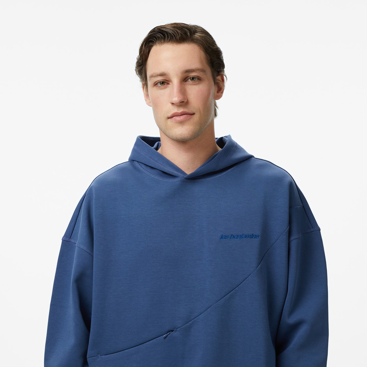Les Benjamins Essentials 303 Erkek Mavi Sweatshirt