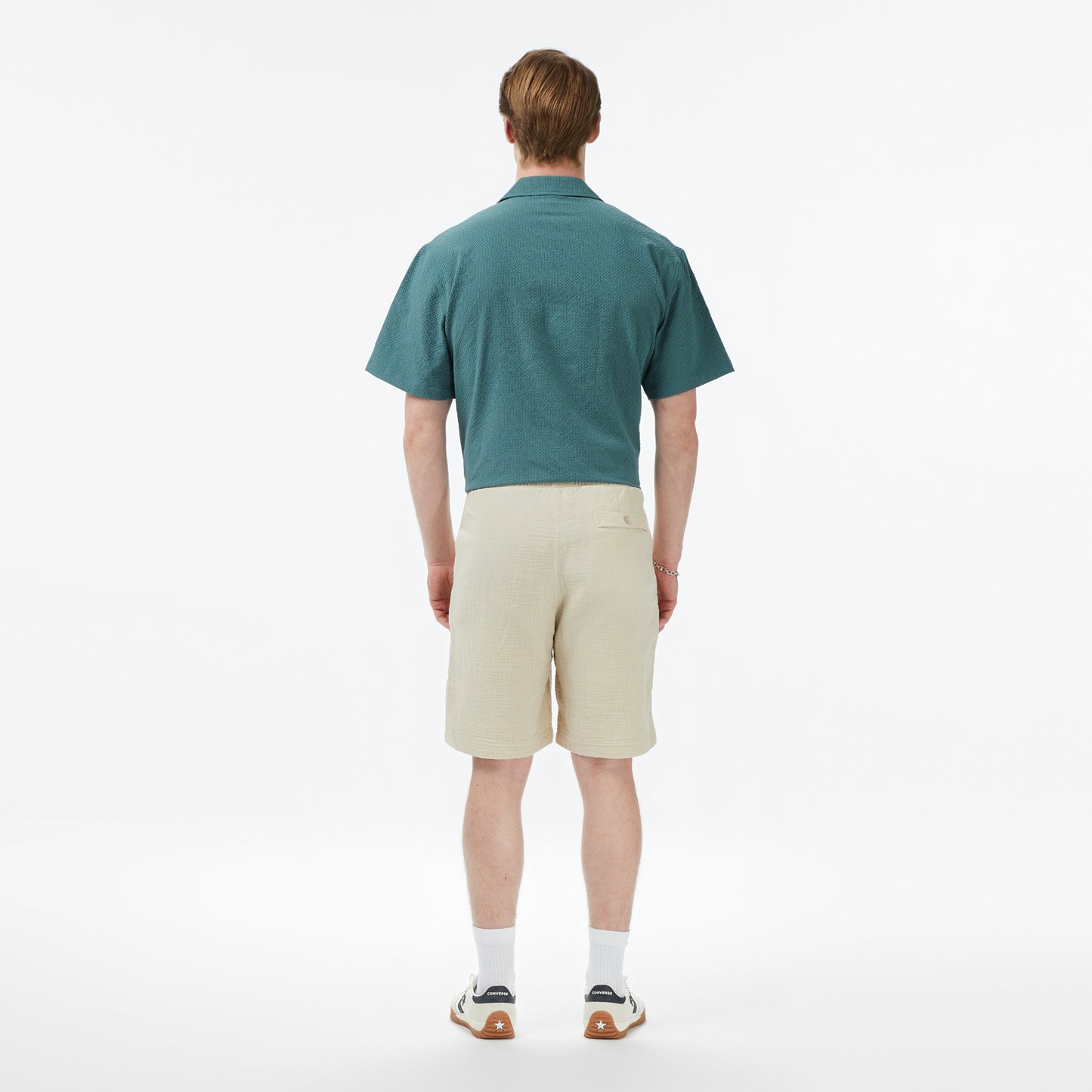 United4 Regular Fit Erkek Krem Şort