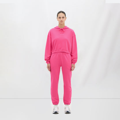 Les Benjamins Essential Kadın Pembe Hoodie