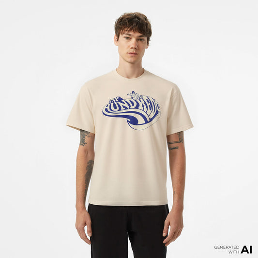 The Hundreds Concrete Erkek Beyaz T-shirt