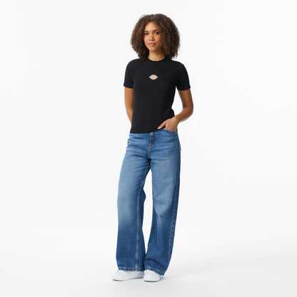 Dickies Maple Valley Regular Kadın Siyah T-shirt
