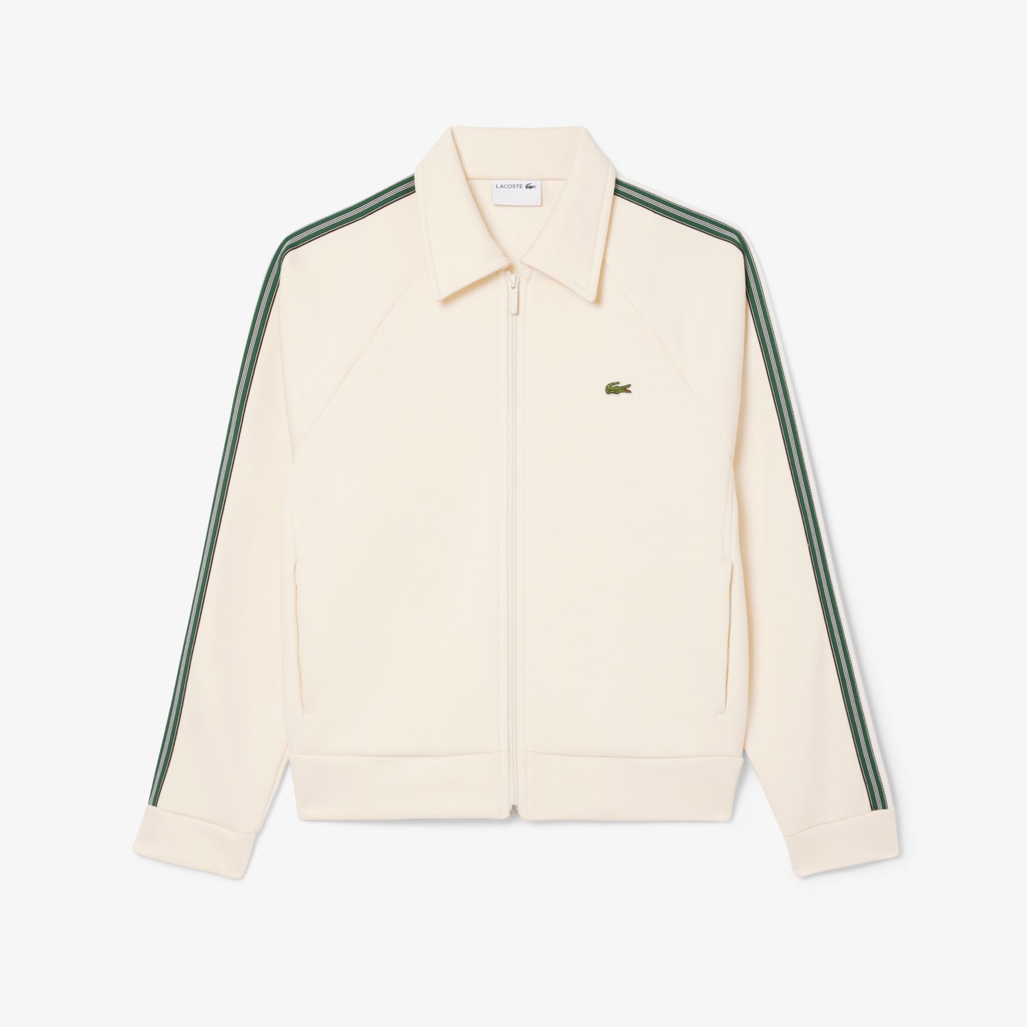 Lacoste Erkek Regular Fit Fermuarlı Krem Sweatshirt