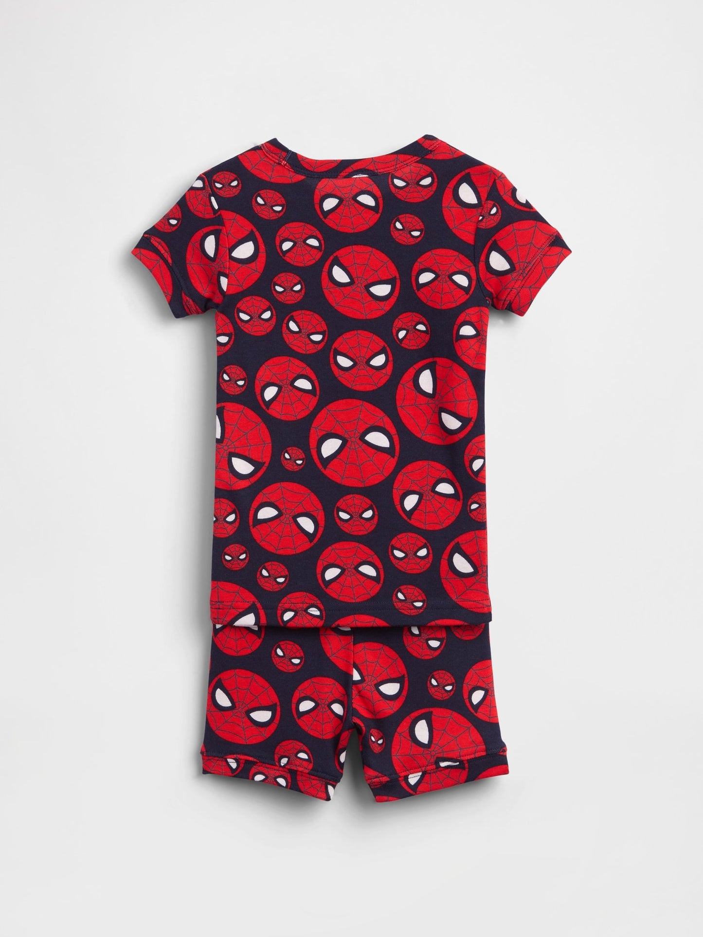 Lacivert Marvel Organik Brushed Pamuk Şort Pijama Seti
