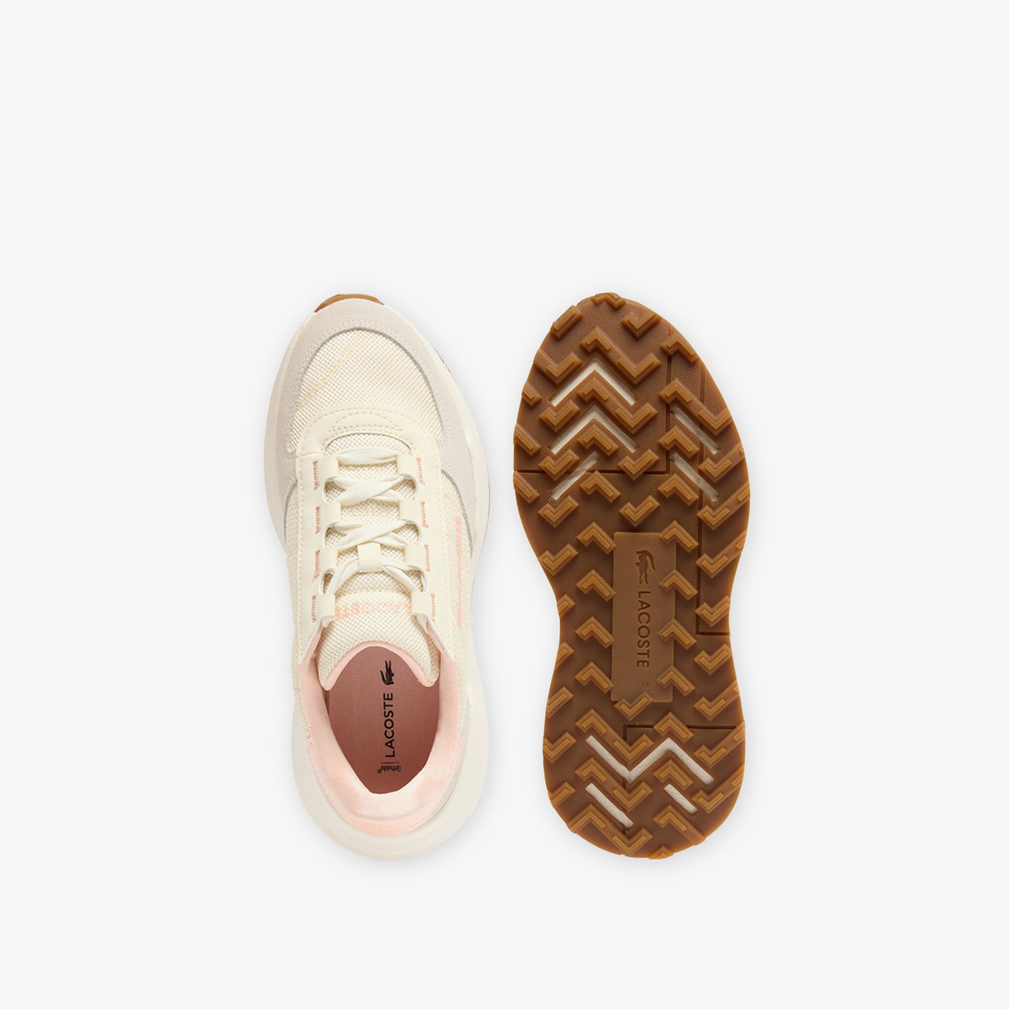 Lacoste Elite Active Evo Kadın Krem Spor Ayakkabı