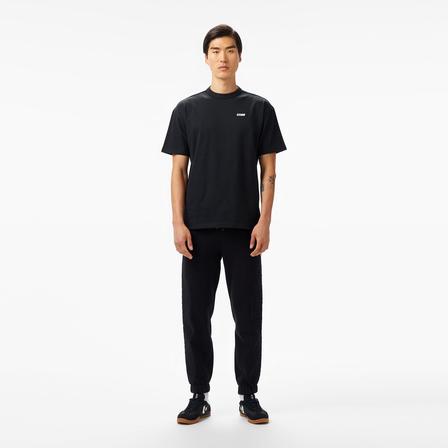 Converse Loose Fit Erkek Siyah T-shirt
