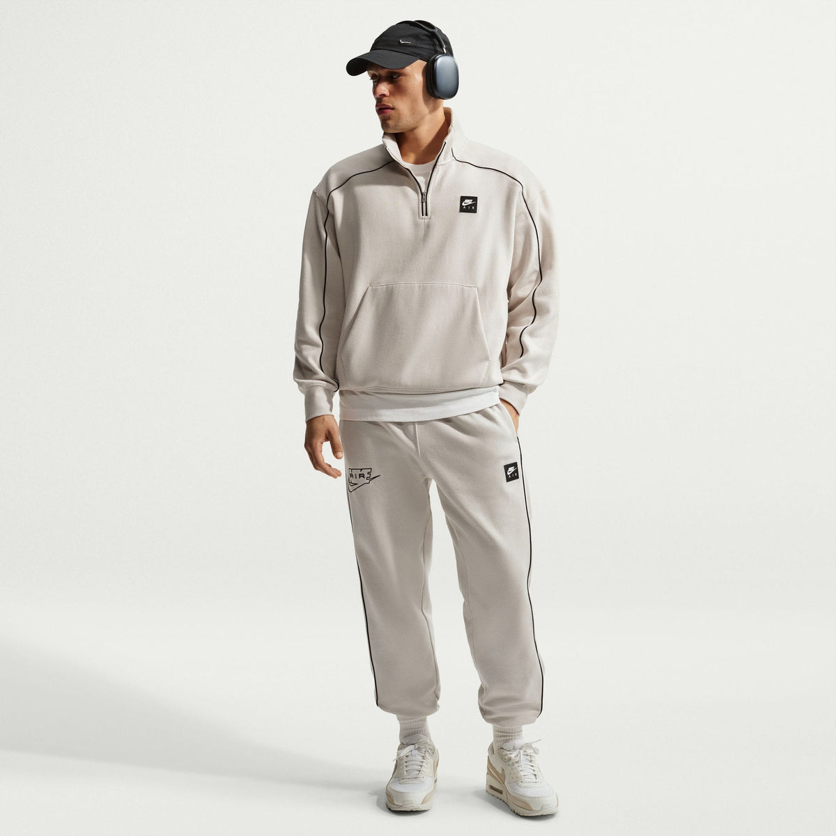 Nike Air Erkek Bej Eşofman Altı