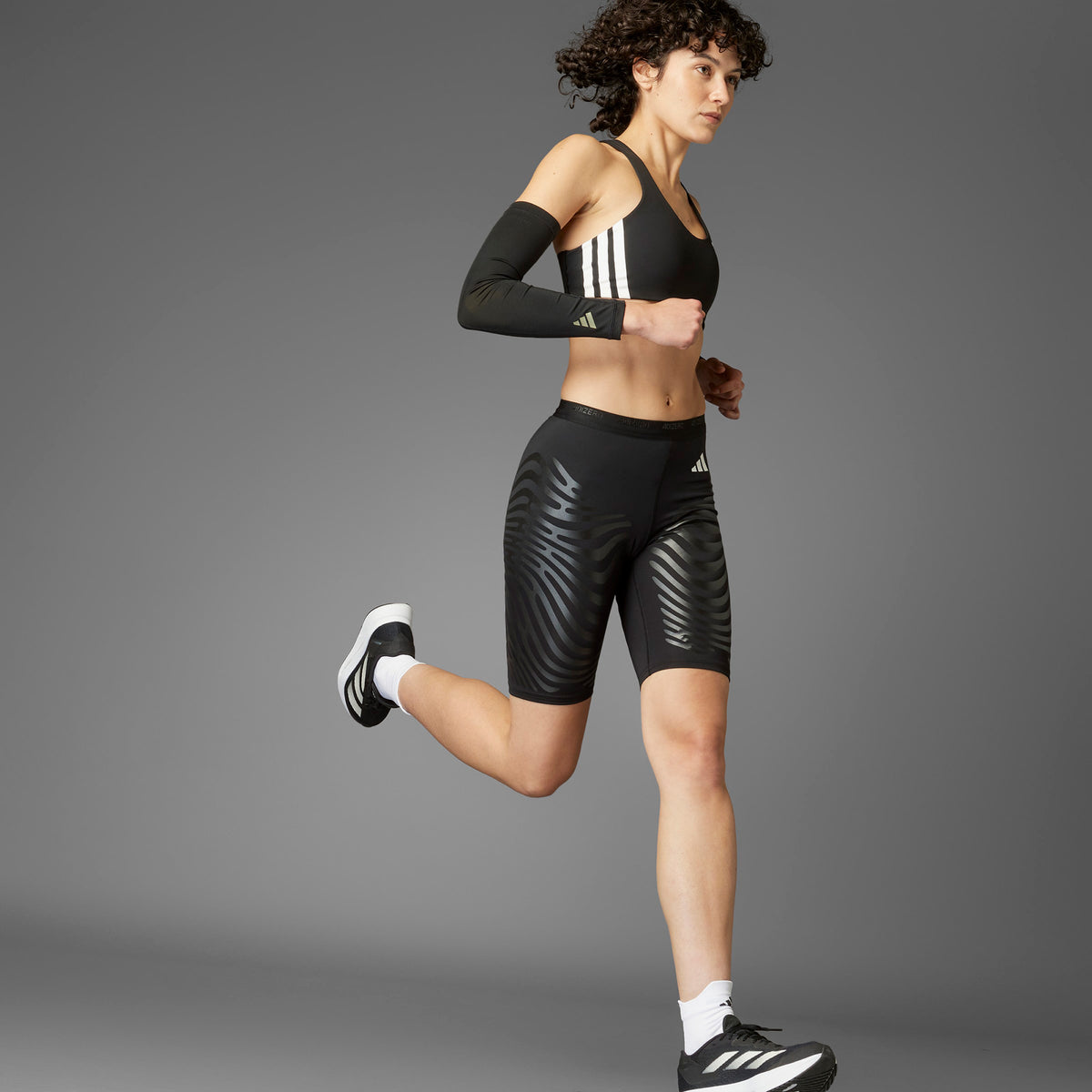Adidas Adizero Control Running Kadın Siyah Koşu Taytı