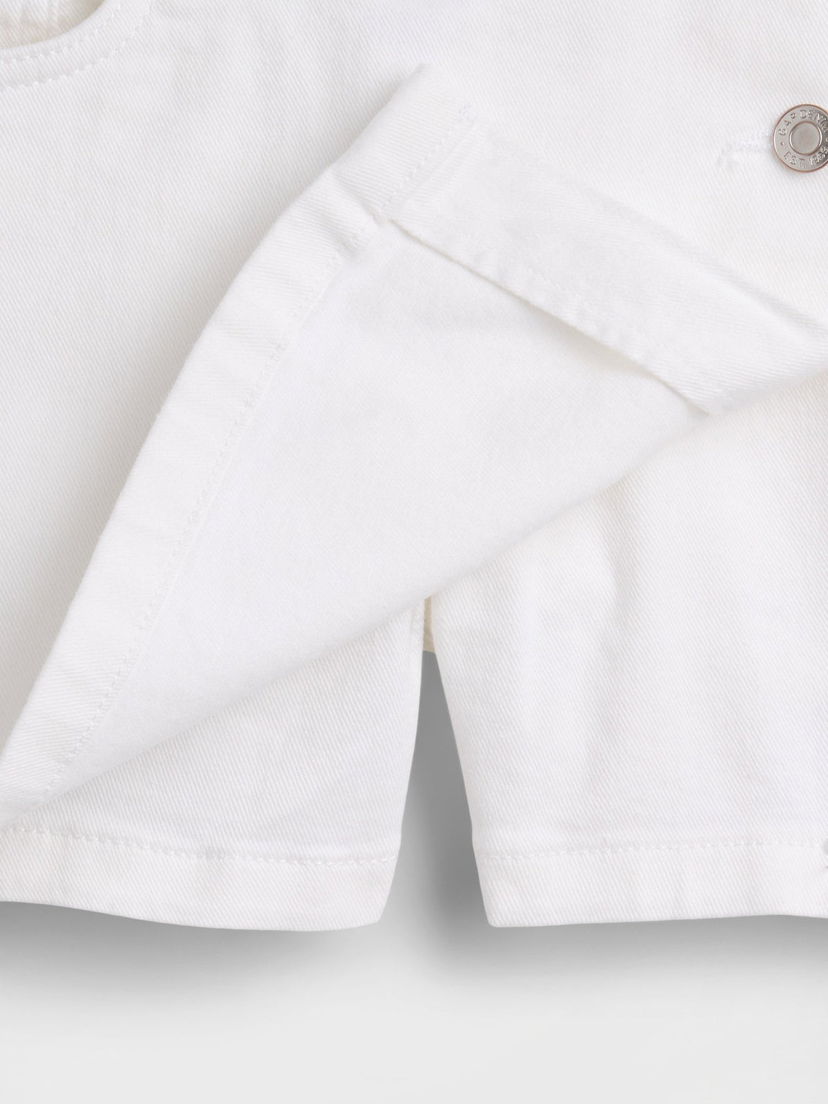 Beyaz Denim Şort Etek