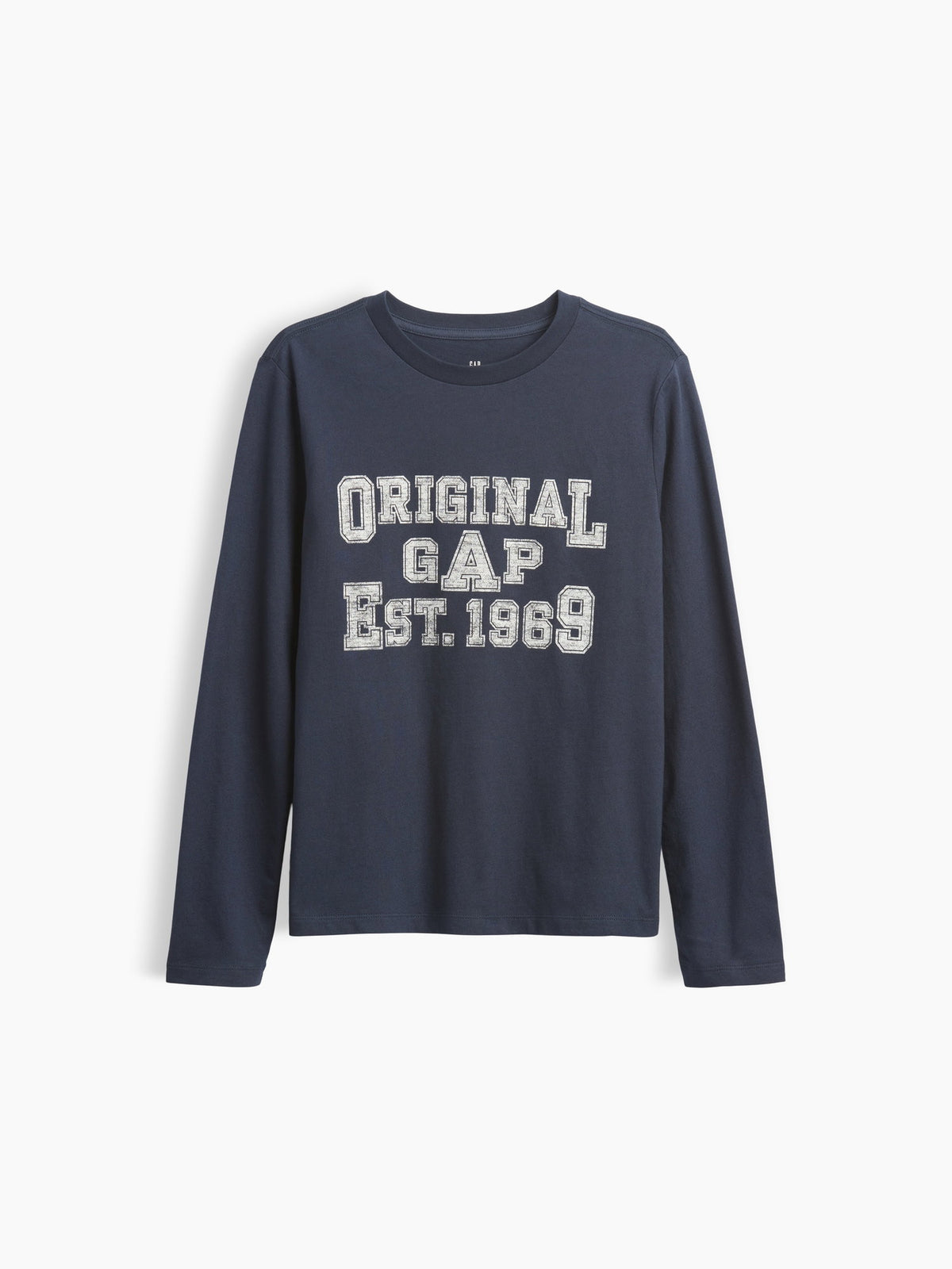Lacivert Logo Grafik Baskılı T-shirt