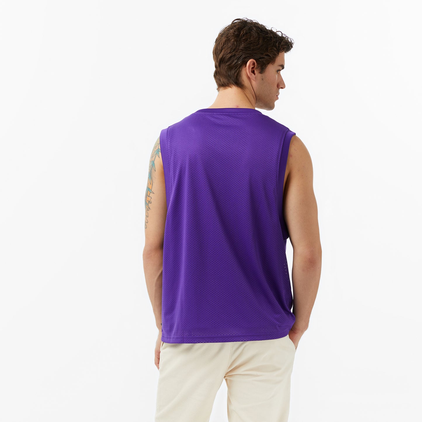 Les Benjamins Essentials 703 Erkek Mor T-shirt
