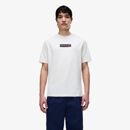 Napapijri S-sol Erkek Krem T-shirt