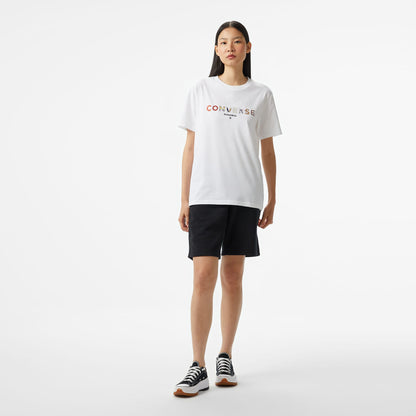Converse Classic Unisex Beyaz Tişört