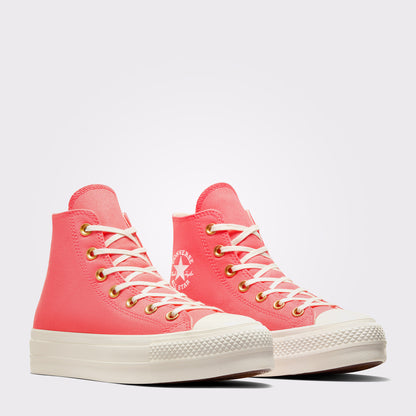 Converse Chuck Taylor All Star Lift Unisex Pembe Platform Sneaker