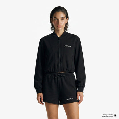 Unıted4 Regular Fit Kadın Siyah Ceket