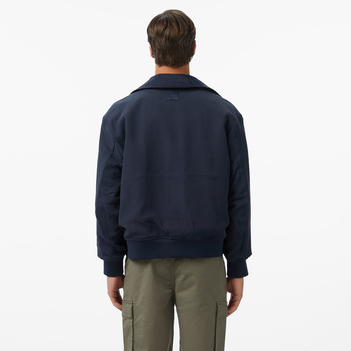 Calvin Klein Nylon Collared Reversible Erkek Mavi Ceket