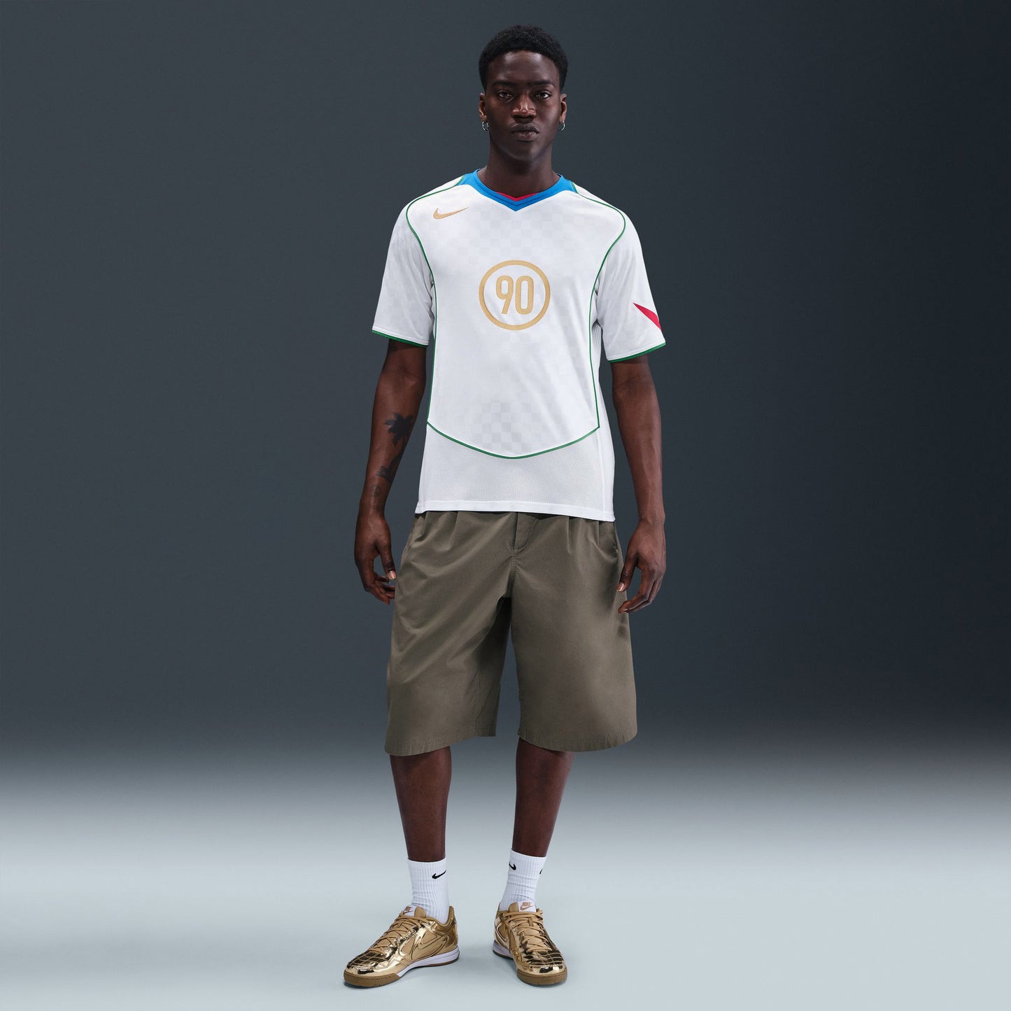 Nike T90 Energy Erkek Beyaz T-shirt