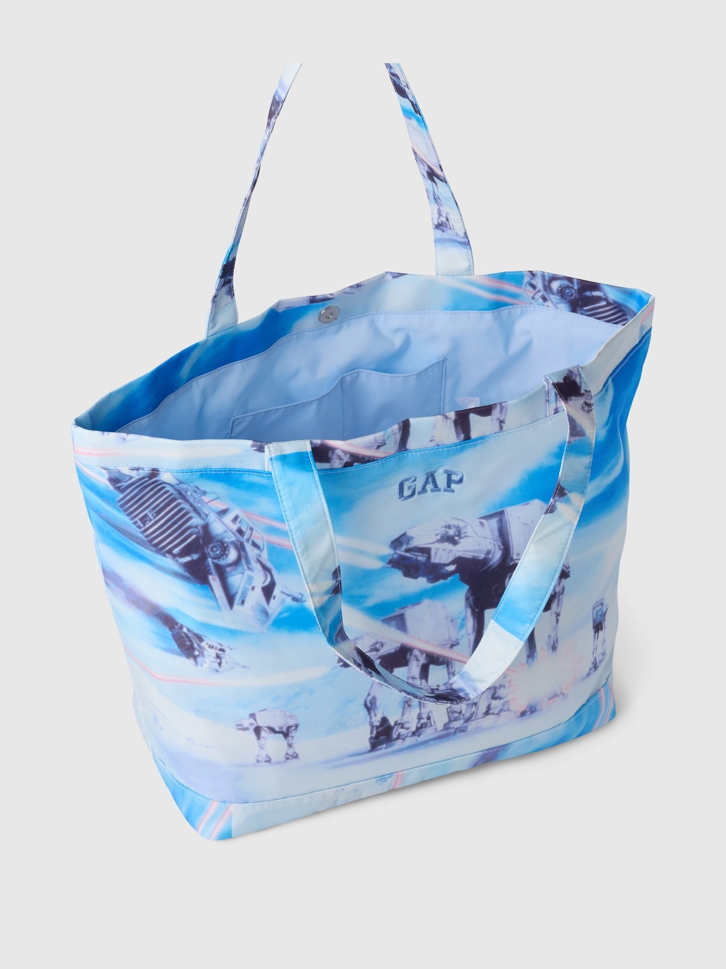 Mavi Gap Logo Star Wars™ Desenli Tote Çanta