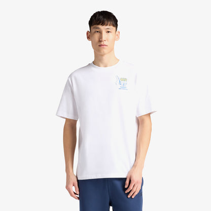 New Balance Fish And Chips Erkek Beyaz T-shirt