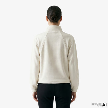 Anta Fearless Trip Kadın Krem Sweatshirt