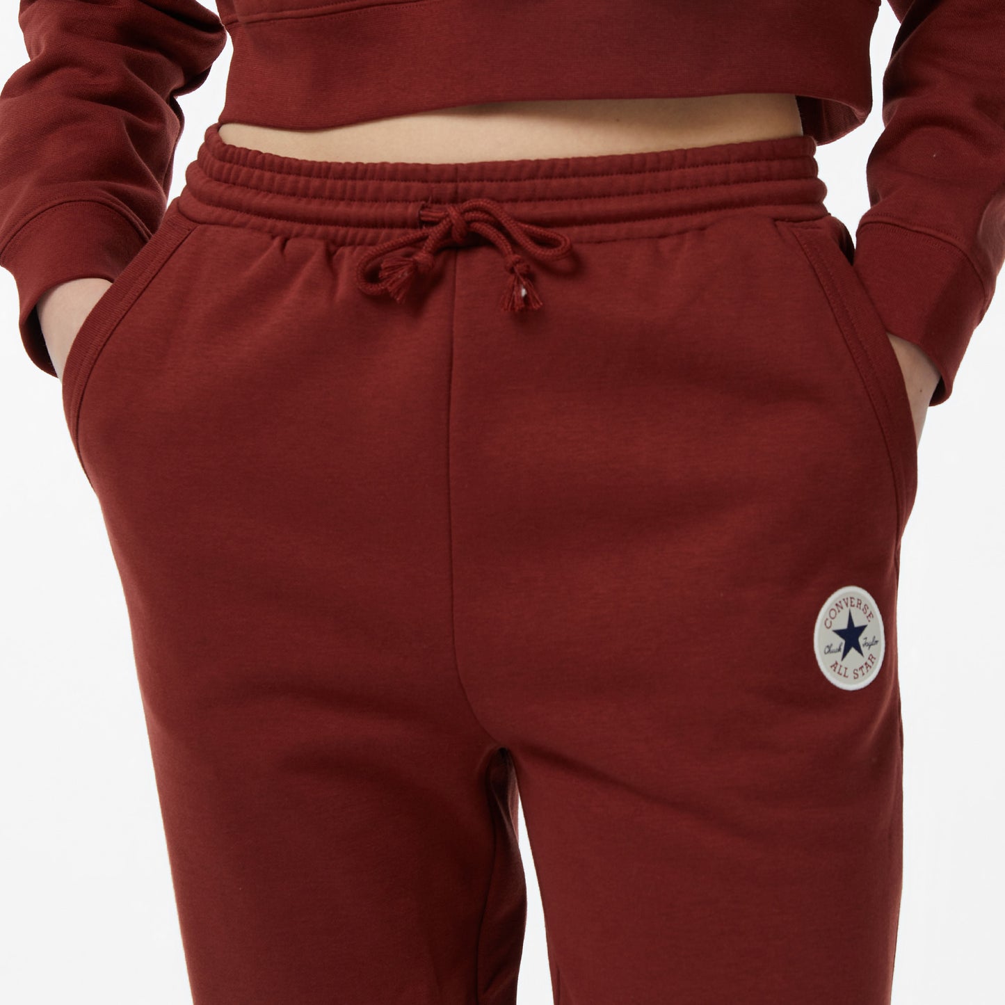 Converse Retro Chuck Taylor Patch Kadın Bordo Eşofman Altı