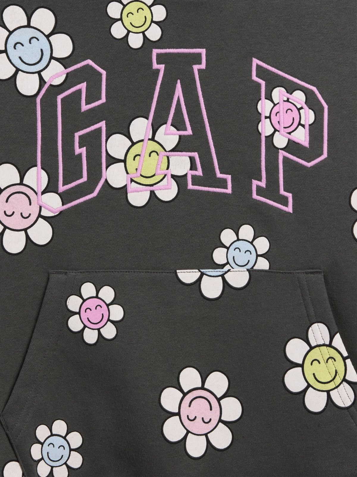 Koyu Gri Relaxed Gap Logo Sweatshirt