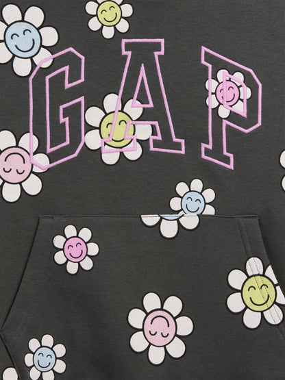 Koyu Gri Relaxed Gap Logo Sweatshirt