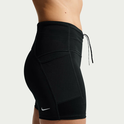 Nike Dri-fıt High-waisted 4 Trail Kadın Siyah Koşu Şort