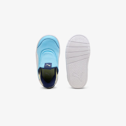 Puma Courtflex V3 Sliptech Çocuk Mavi Spor Ayakkabı