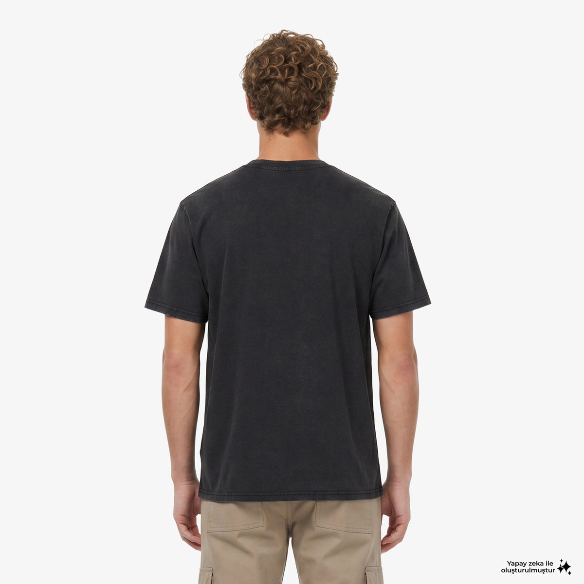 Karl Kani Signature Skyline Washed Boxy Erkek Siyah T-shirt