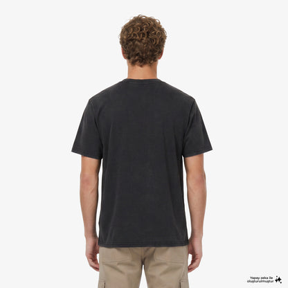Karl Kani Signature Skyline Washed Boxy Erkek Siyah T-shirt